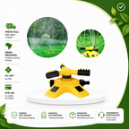 Aspersor Irrigador 360° Para Jardim Gramado Esguicho Para Irrigação Anti Seca Agro