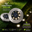 Luzes Solares para Jardim com 8 LEDs À prova d'água IP65 - Para Gramado, Interior, Pátio, Decoração 🔥