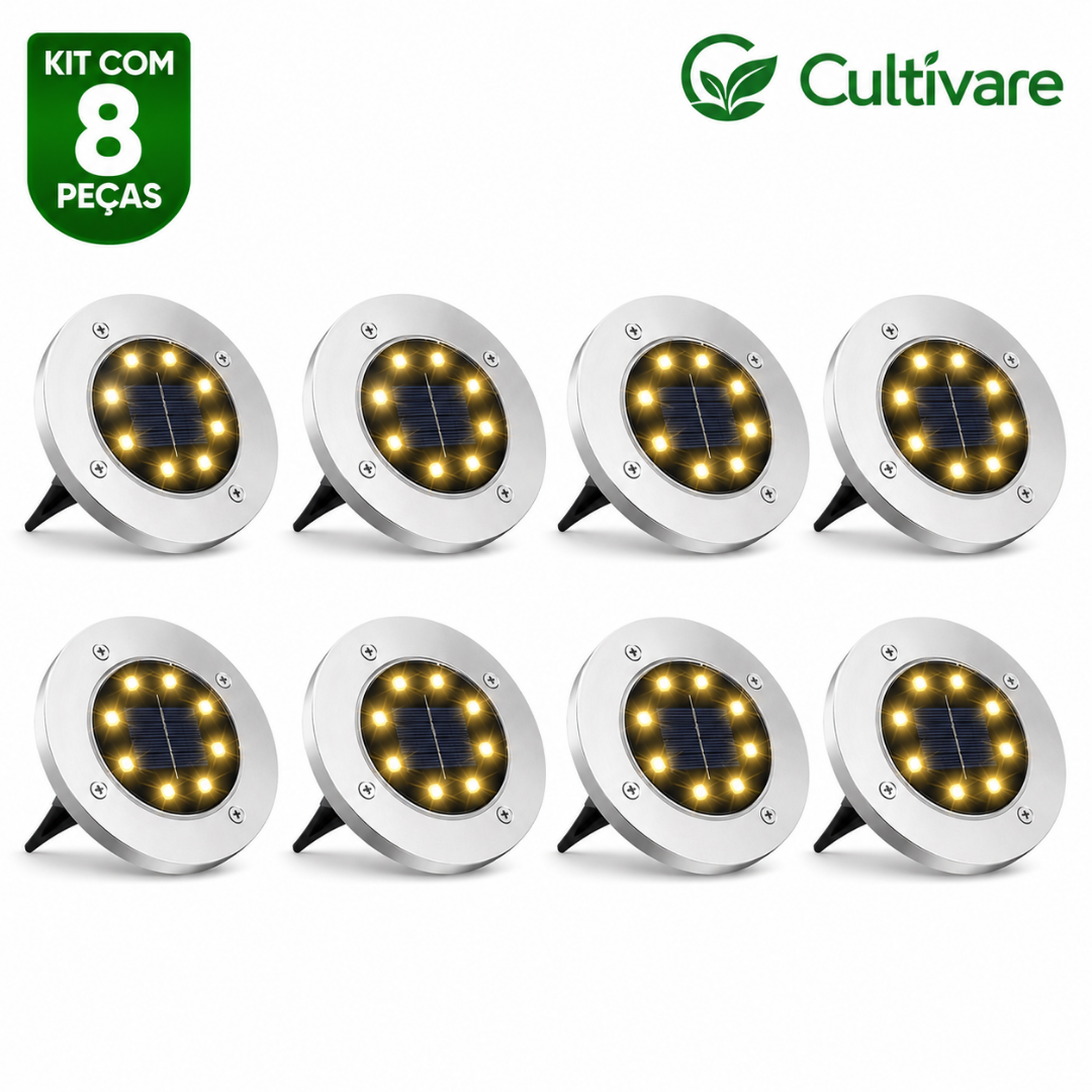 Luzes Solares para Jardim com LEDs Premium À prova d'água IP65 - POR TEMPO LIMITADO🔥