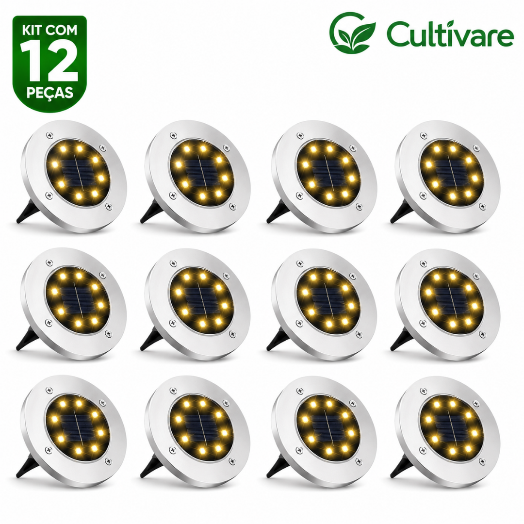 Luzes Solares para Jardim com LEDs Premium À prova d'água IP65 - POR TEMPO LIMITADO🔥