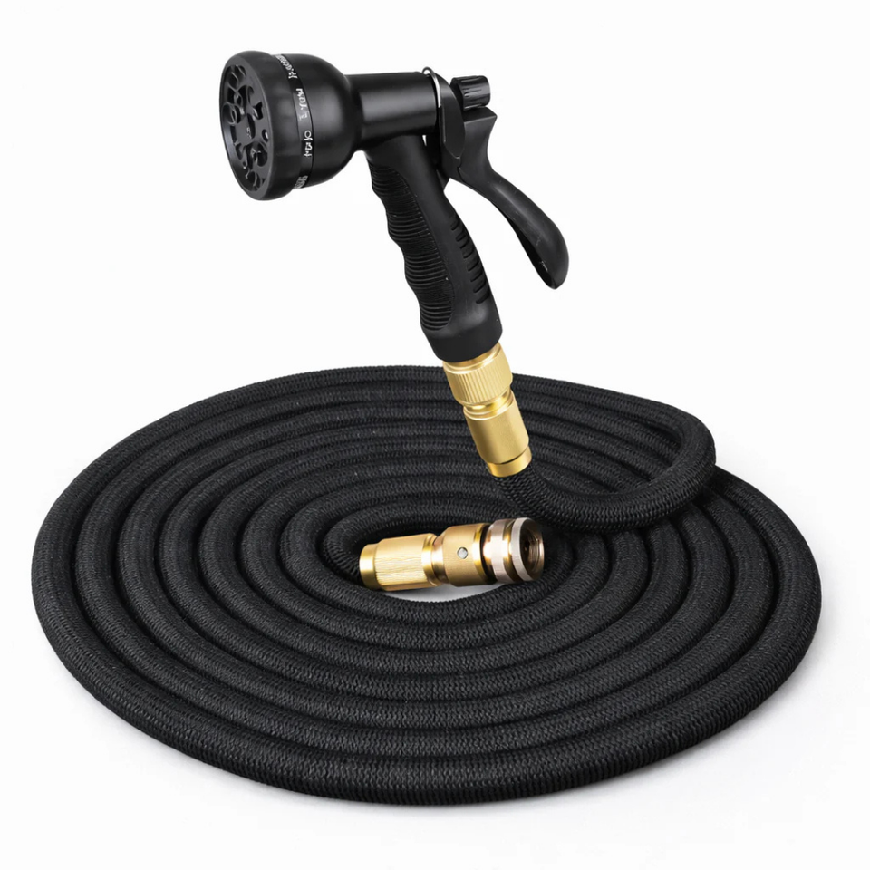 AquaFlex Pro™ – Mangueira Expansível Inteligente de Alta Pressão