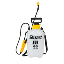Pulverizador Agrícola Lateral Manual 5 Litros Borrifador Com Compressão Prévia Profissional Branco