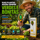 Medidor de Solo Digital 4 em 1 + BRINDE HOJE: 2 Baterias Extras