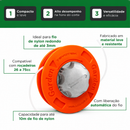 Carretel Automático para Cortador de Grama Universal + BRINDE HOJE: Óculos de proteção