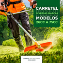 Carretel Automático para Cortador de Grama Universal + BRINDE HOJE: Óculos de proteção