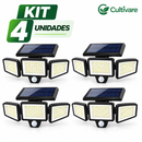 Refletor Solar LumenPro™ com 210 LEDs, Sensor de Movimento e À Prova D'água IP65 - POR TEMPO LIMITADO🔥