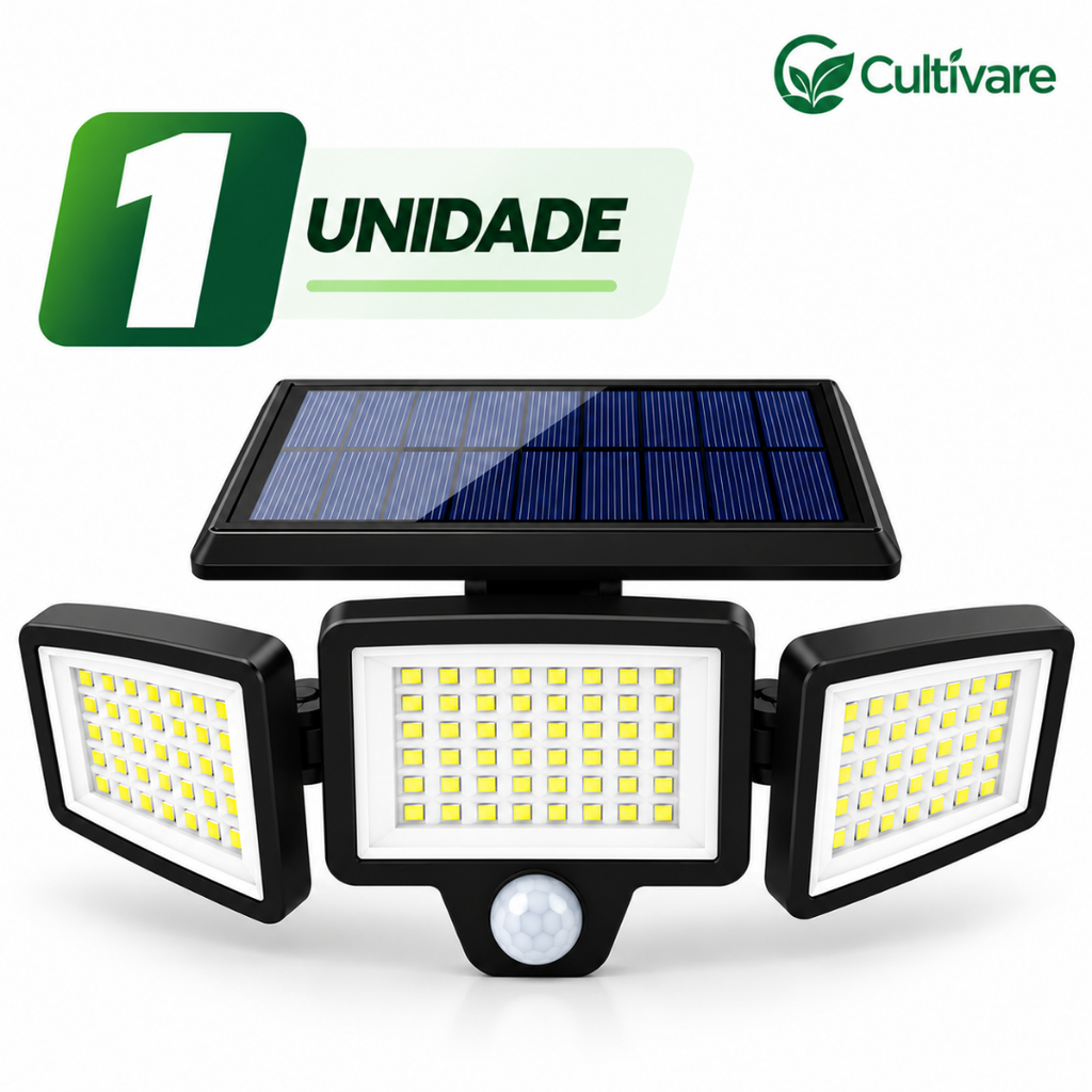 Refletor Solar LumenPro™ com 210 LEDs e À Prova D'água IP65 - POR TEMPO LIMITADO🔥