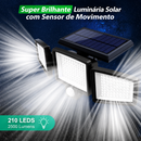 Refletor Solar LumenPro™ com 210 LEDs, Sensor de Movimento e À Prova D'água IP65 - POR TEMPO LIMITADO🔥
