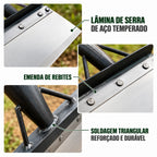 Pá de Capina e Limpeza em Aço Manganês + BRINDE HOJE: Kit Proteção com Óculos e Luva Profissional🔥