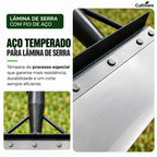 Pá de Capina e Limpeza em Aço Manganês + BRINDE HOJE: Kit Proteção com Óculos e Luva Profissional🔥